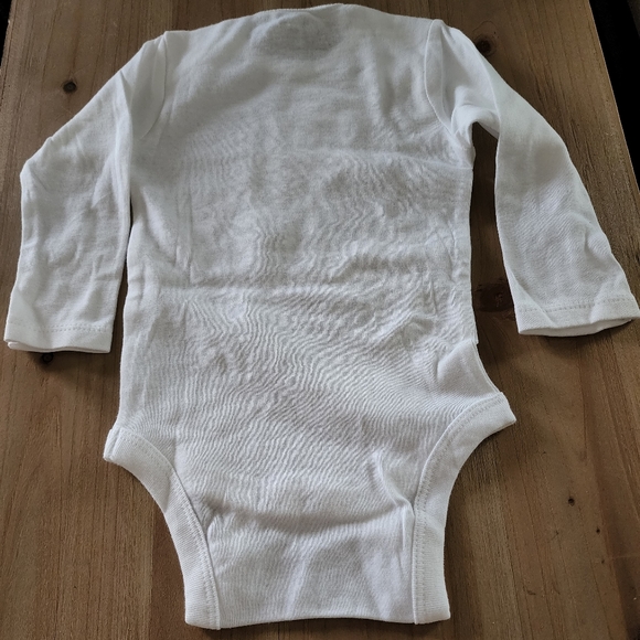 Mama's Little Side Kick white and black onesie heart arrow long sleeve gerber - Picture 3 of 3